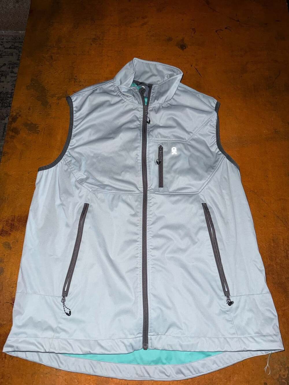Little Donkey Andy Softshell Vest Size XL Gray Full Zip